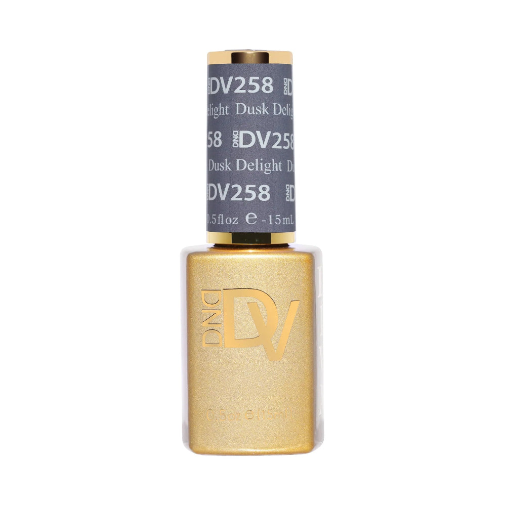 258 Dusk Delight DND Diva single gel polish bottle