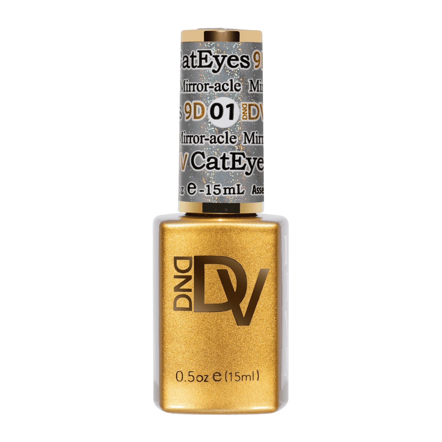 bottle of DND Diva Mirror-acle Glassball 9D Cat Eye