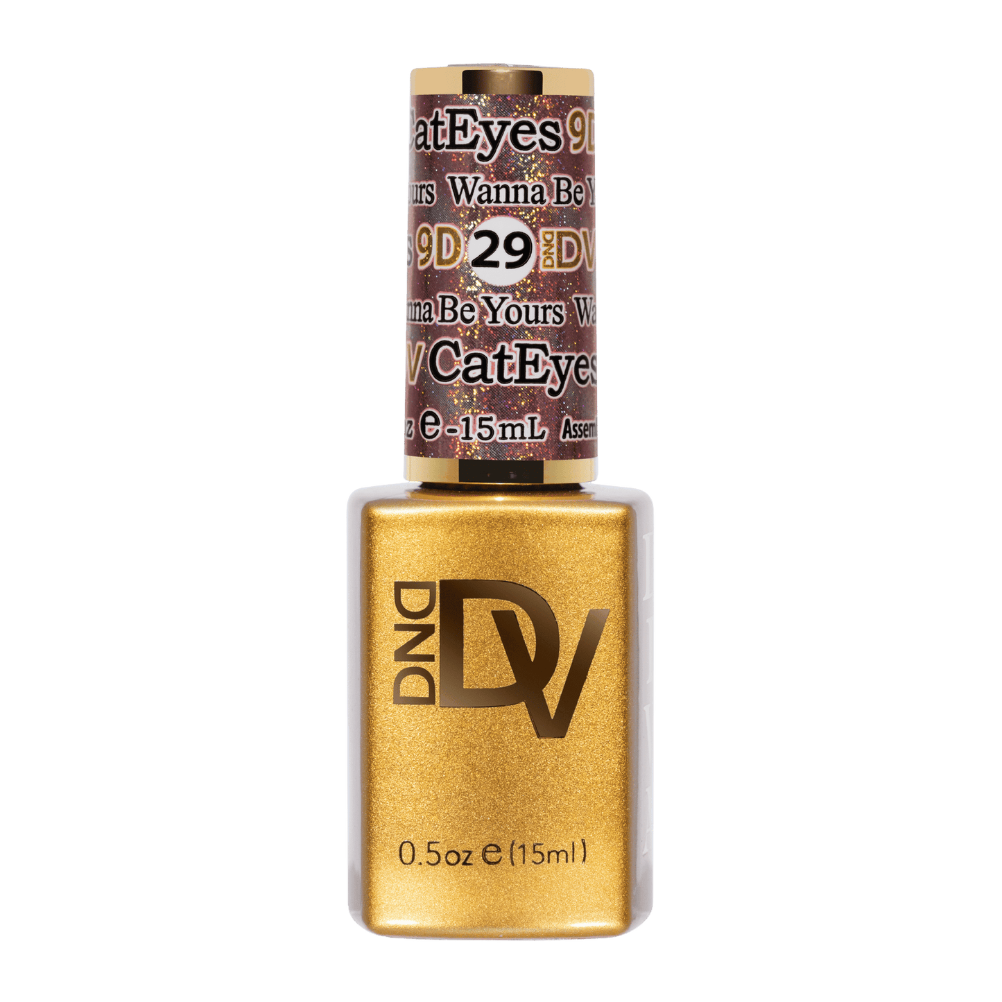 gel bottle of DND Diva Wanna Be Yours Daydream 9D Cat Eye