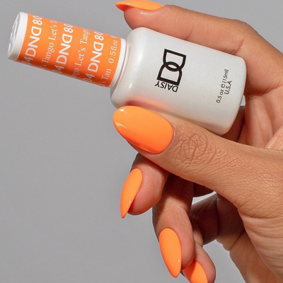 hands wearing DND Gel Polish - 804 Let's Tango