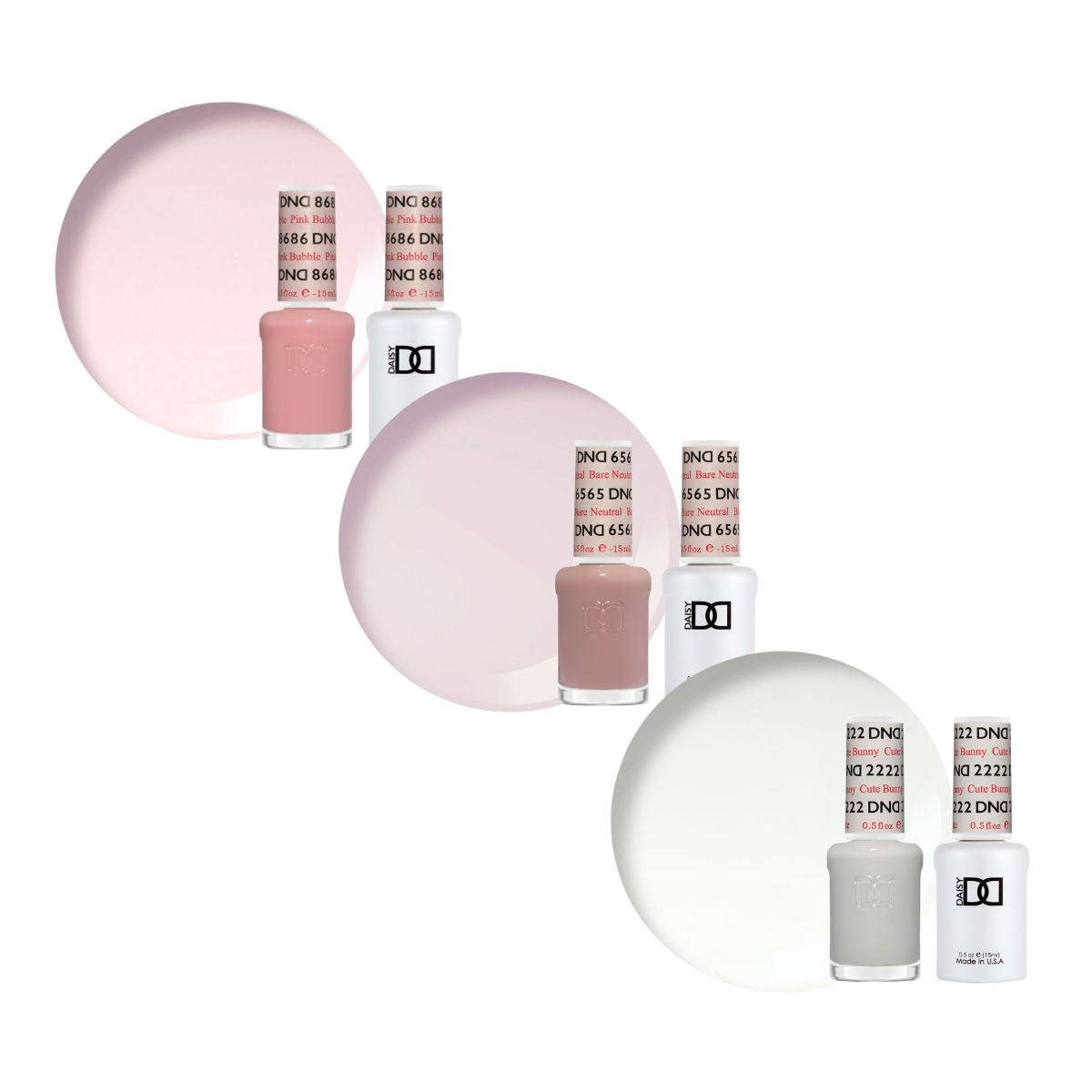 swatch of DND Perfect Dupes Trio