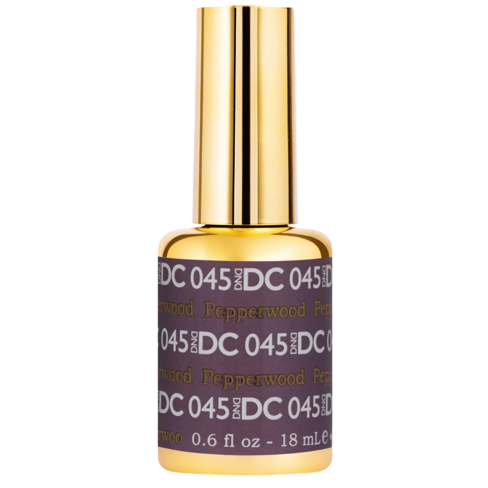 gel bottle of DND DC Gel - 045 Pepperwood
