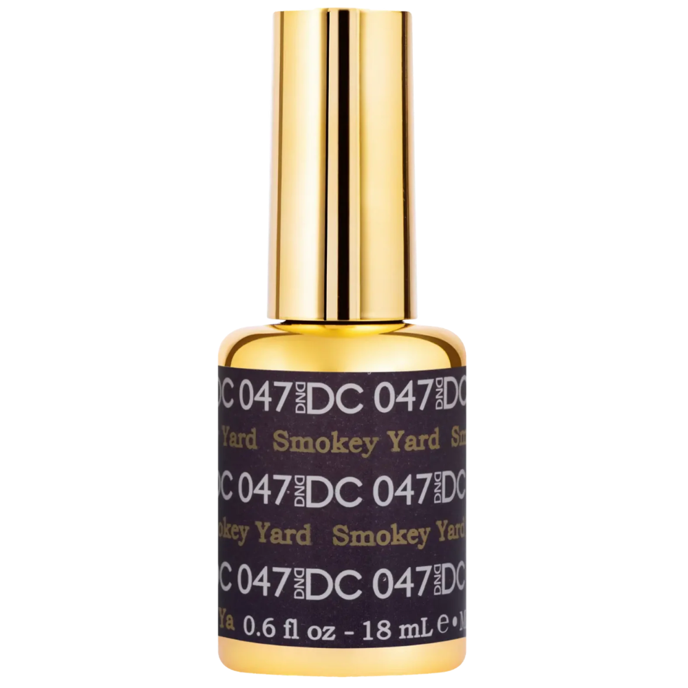 gel bottle of DND DC Gel - 047 Smokey Yard