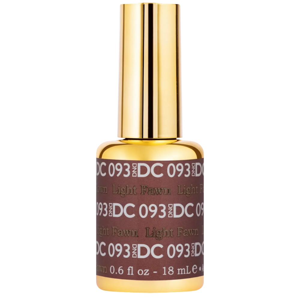 gel bottle of DND DC Gel - 093 Light Fawn