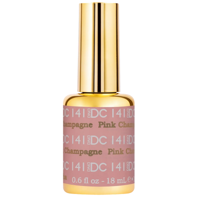 gel bottle of DND DC Gel - 141 Pink Champagne