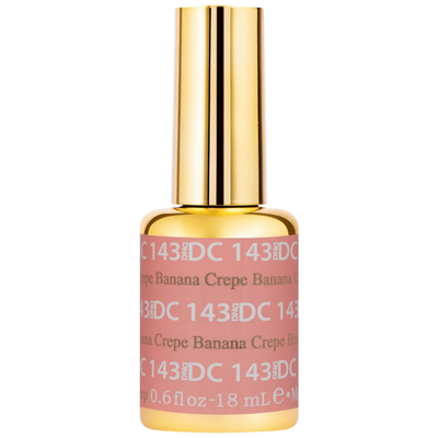 gel bottle of DND DC Gel - 143 Banana Crepe