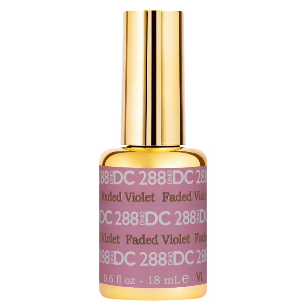 gel bottle of DND DC Gel - 288 Faded Violet