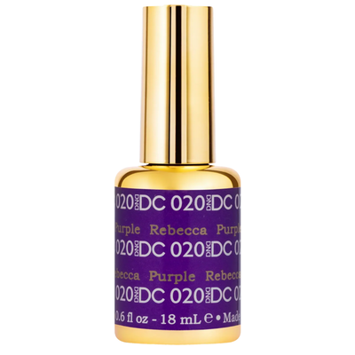 gel bottle of DND DC Gel - 020 Rebecca Purple