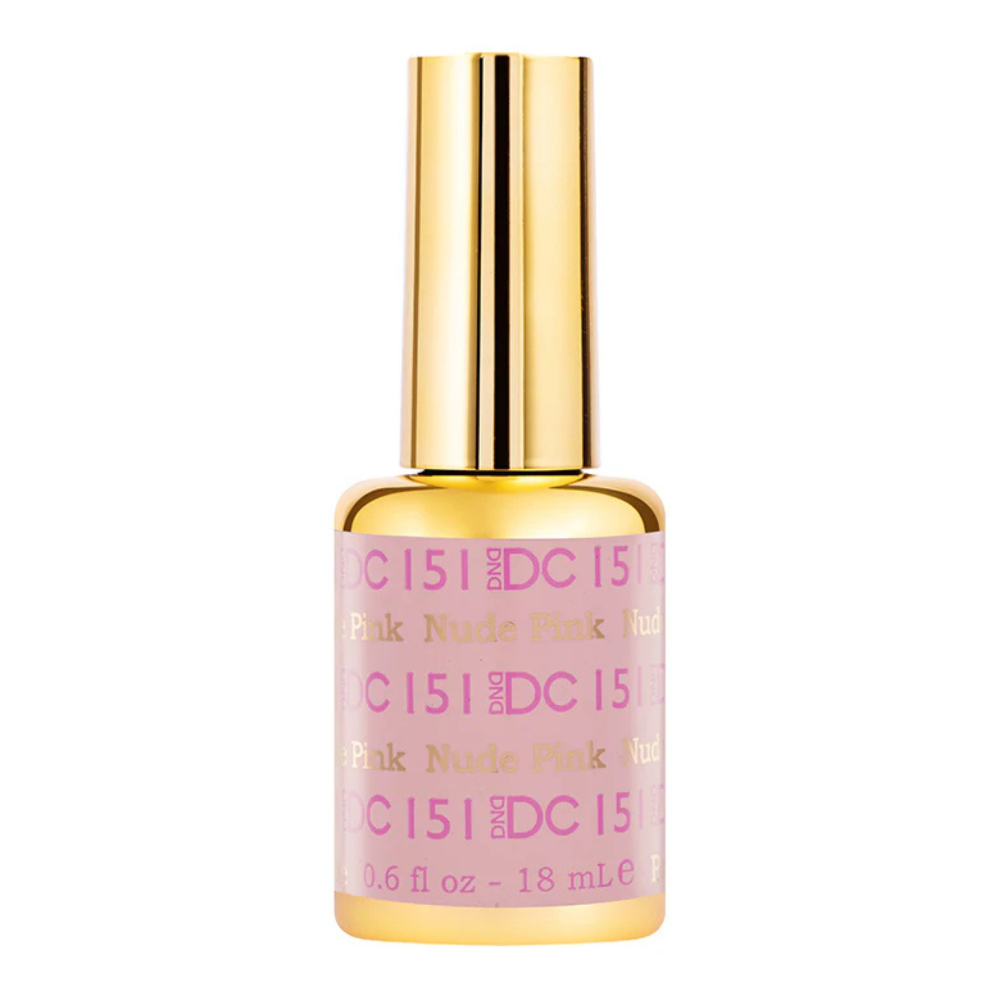 gel bottle of DND DC Gel 151 Nude Pink