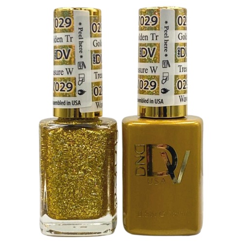 DND Gel & Polish Diva Duo - 029 Golden Treasure Waves