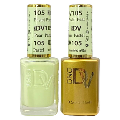 105 Pastel Pear Gel & Polish Diva Duo by DND