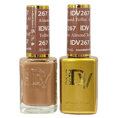 267 Almond Toffee Gel & Polish Diva Duo by DND