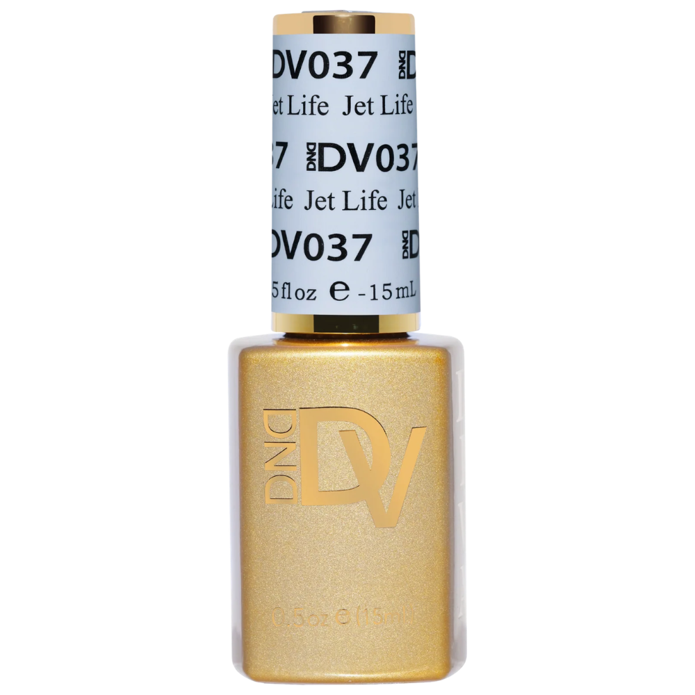gel bottle of DND Diva Gel Jet Life