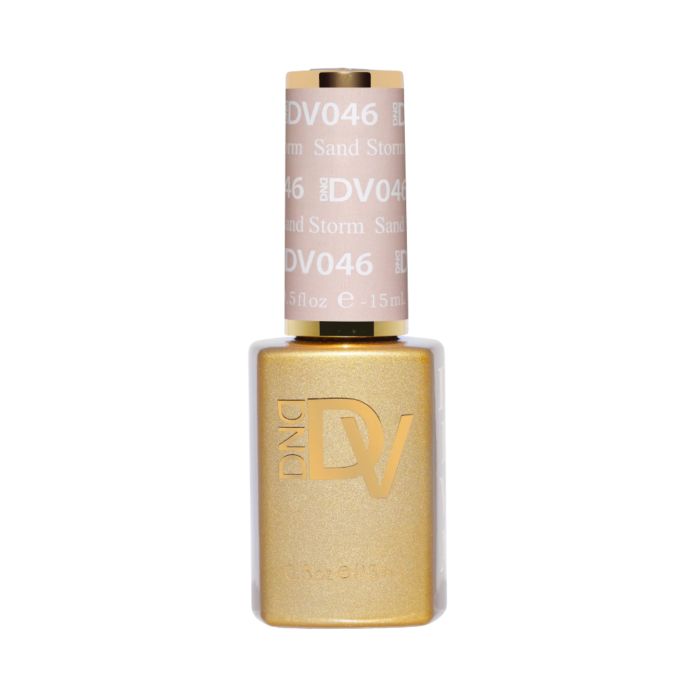 gel bottle of DND Diva Gel Sand Storm