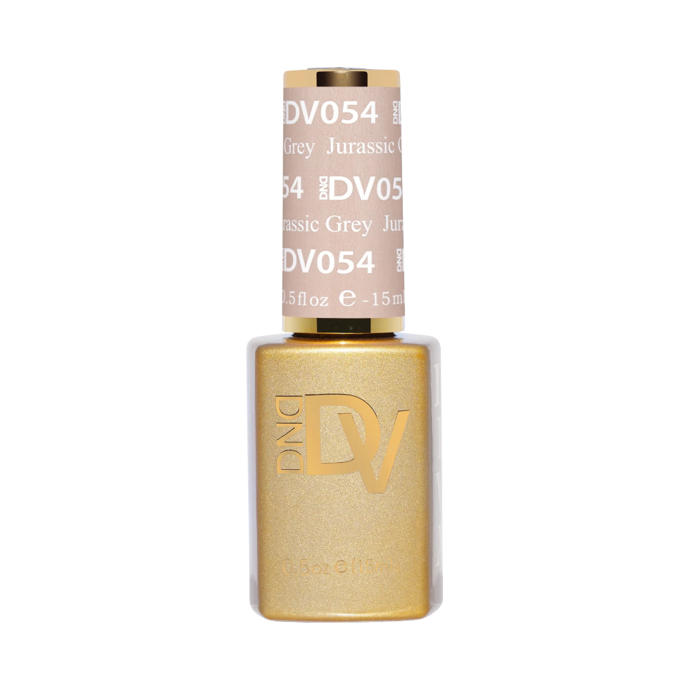 gel bottle of DND Diva Gel Jurassic Grey