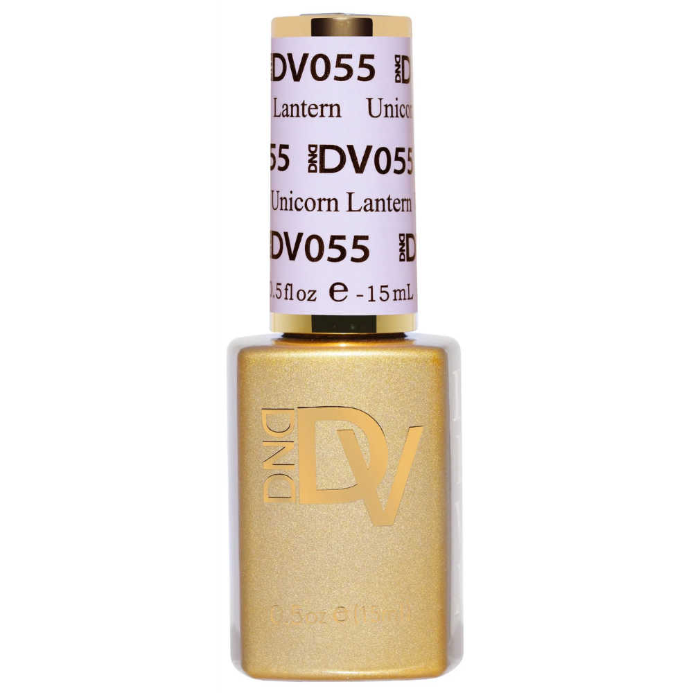 gel bottle of DND Diva 055 Unicorn Lantern