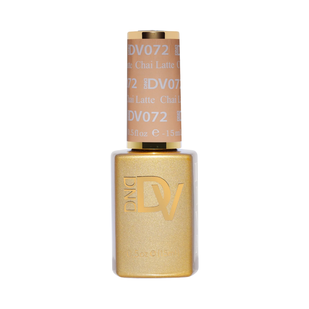 gel bottle for DND Diva Chai Latte
