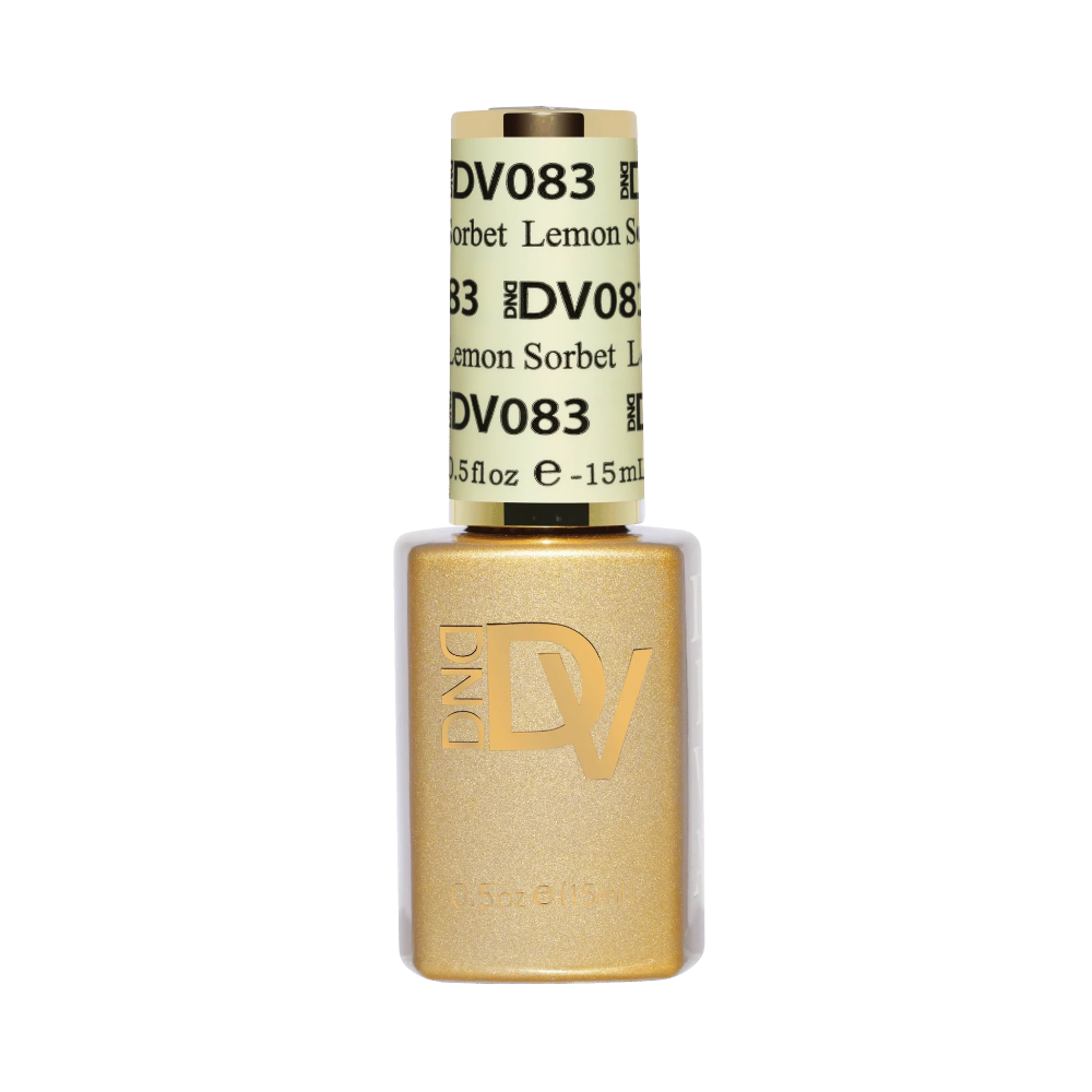 gel bottle for DND Diva Gel - 083 Lemon Sorbet