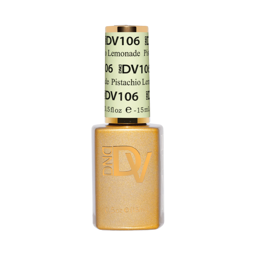 gel bottle for DND Diva Gel 106 Pistachio Lemonade