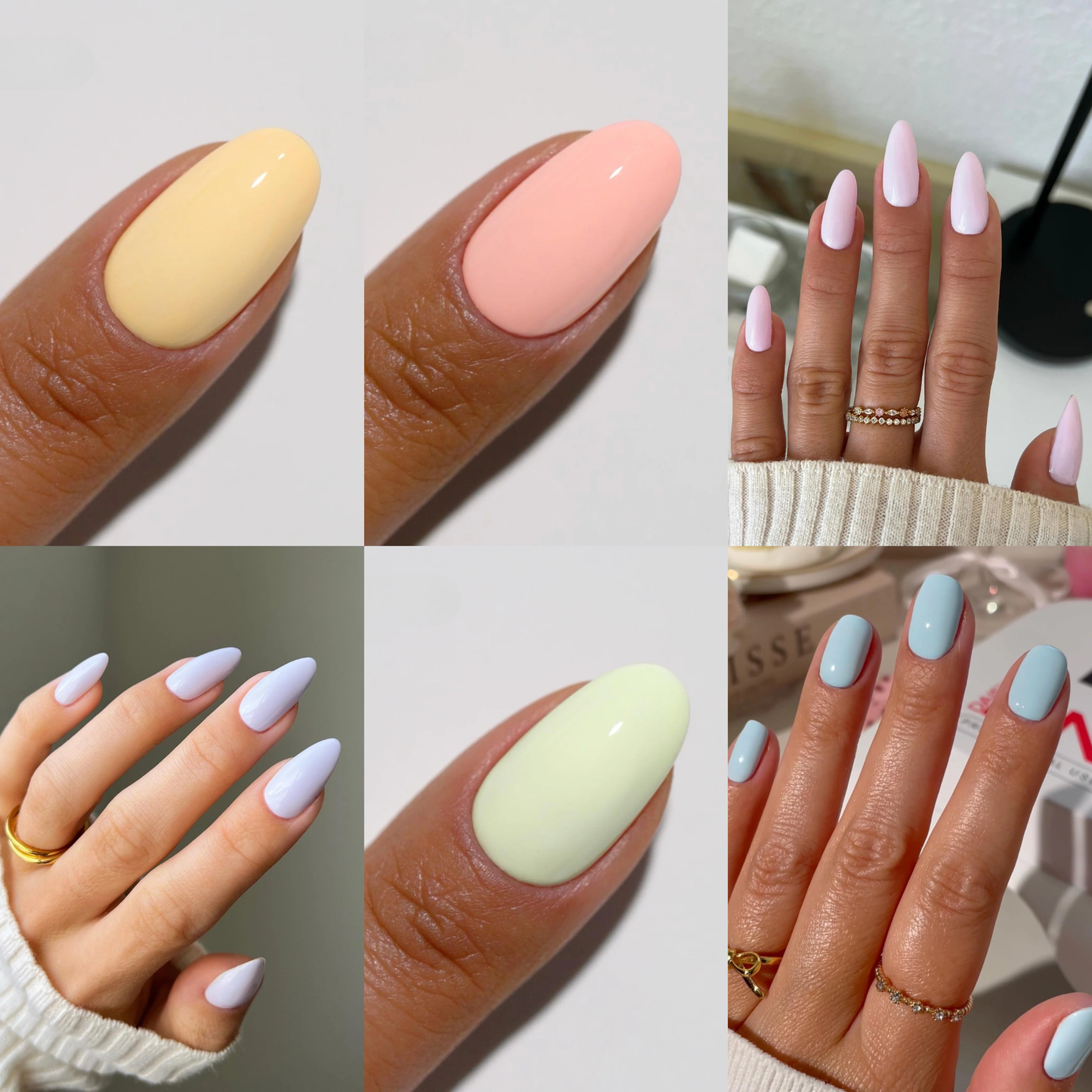 DND Diva Gel & Polish Duo 6pc Set - Pastel Essentials