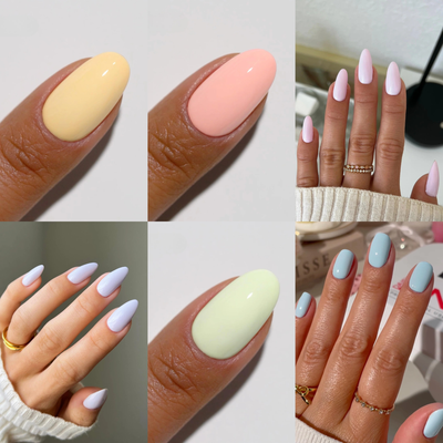 DND Diva Gel & Polish Duo 6pc Set - Pastel Essentials