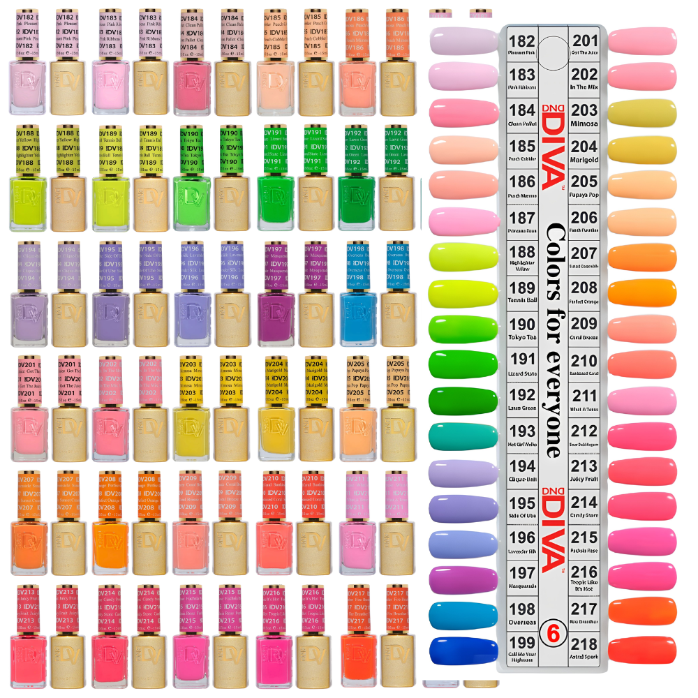 DND Diva Swatch Gel & Polish Collection 6