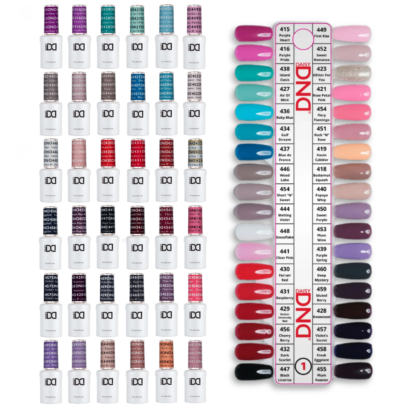 DND Swatch Gel & Polish Collection 1
