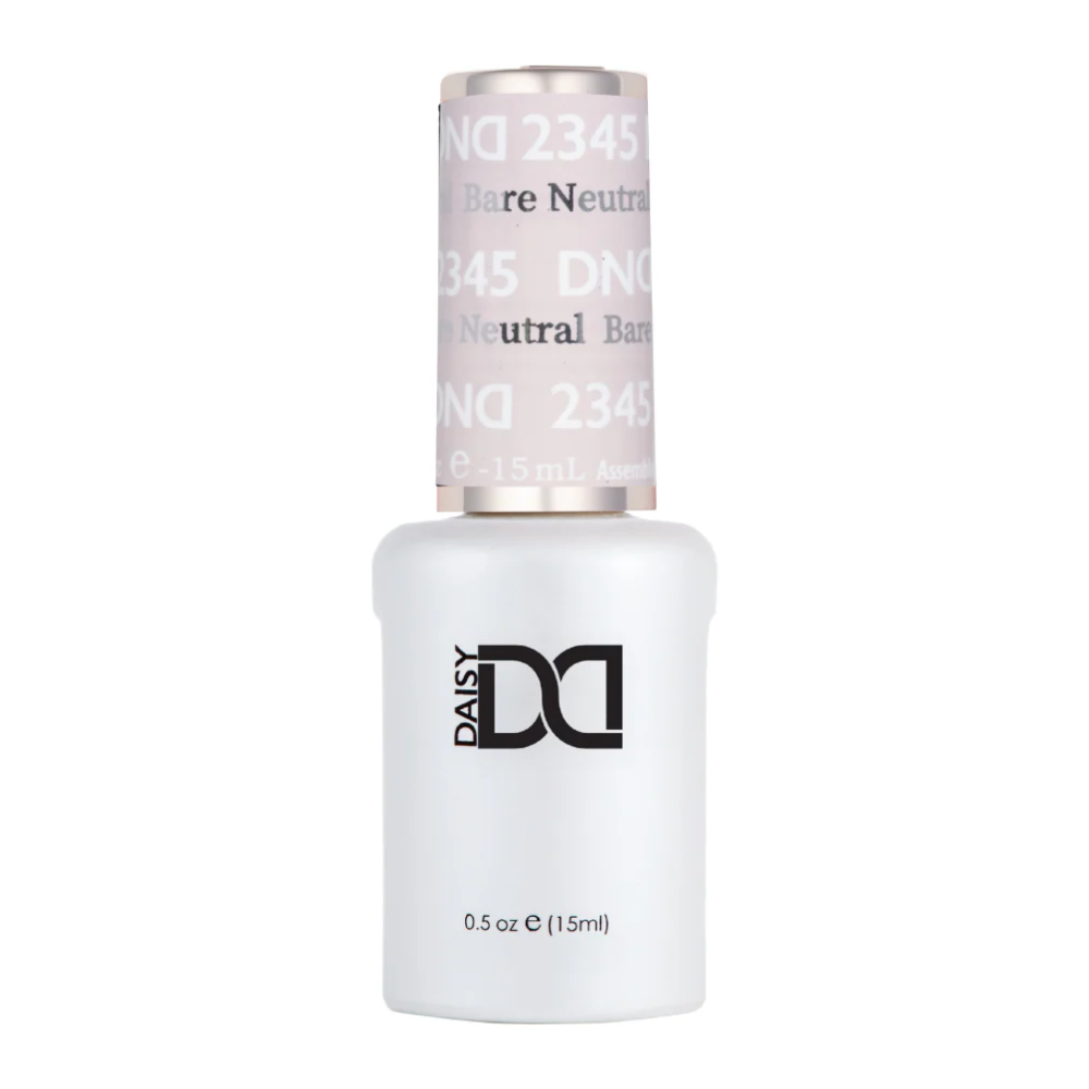 gel bottle of DND Gel Polish - 2345 Bare Neutral