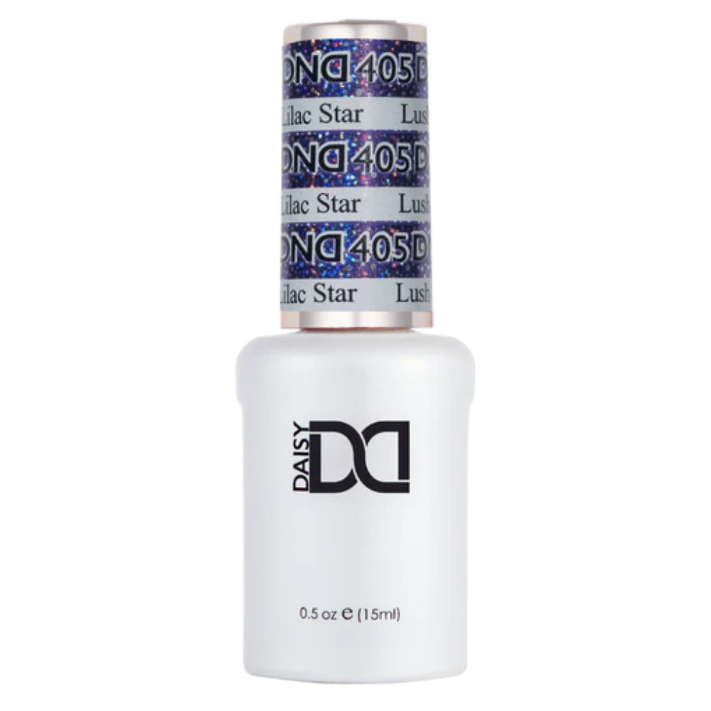 Gel bottle of DND Gel 405 Lush Lilac Star