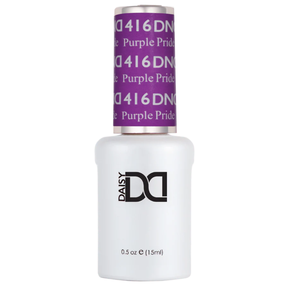 Gel bottle of DND Gel 416 Purple Pride