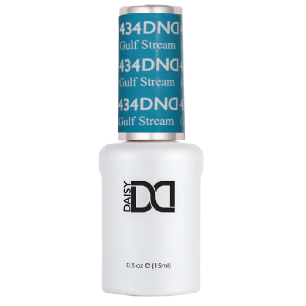 Gel bottle of DND Gel 434 Gulf Stream