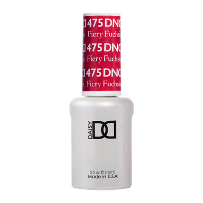 gel bottle of DND Gel Polish - 475 Fiery Fuchsia