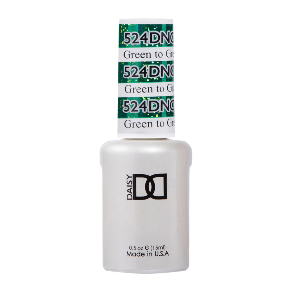 gel bottle of DND Gel Polish 524 Green to Green