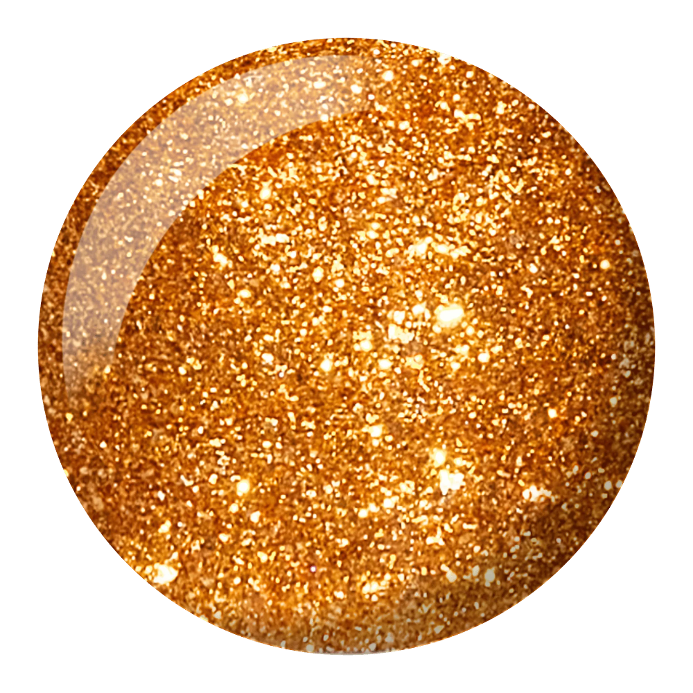 color swatch for DND Gel Polish - 584 24 Karat