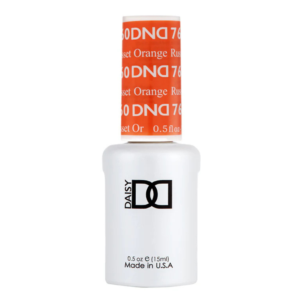 gel bottle for DND Gel Polish 760 Russet Orange