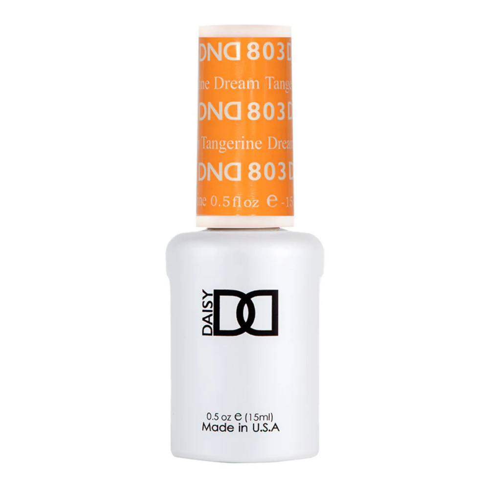 gel bottle of DND Gel Polish - 803 Tangerine Dream