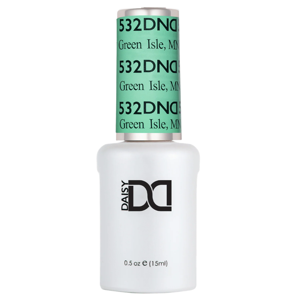 gel bottle of DND Gel Polish 532 Green Isle, MN