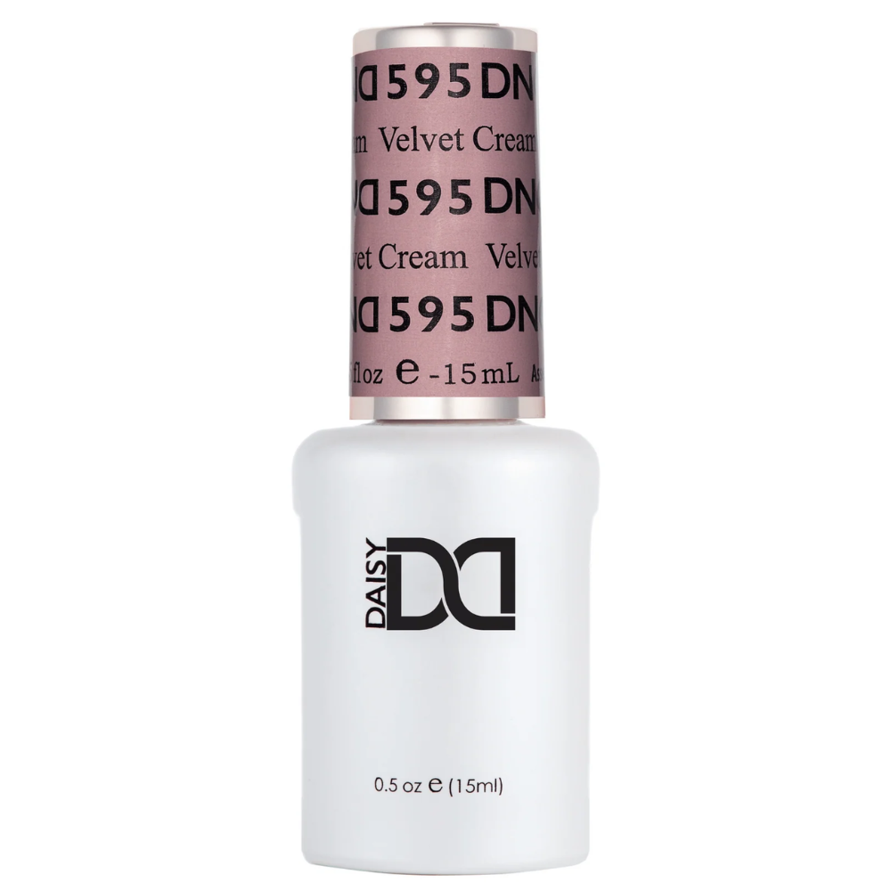 gel bottle of DND Gel Polish 595 Velvet Cream