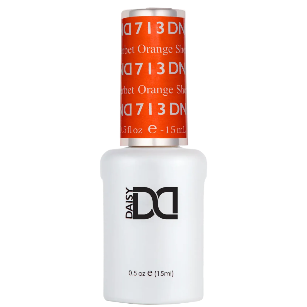 gel bottle of DND Gel Polish - 713 Orange Sherbet