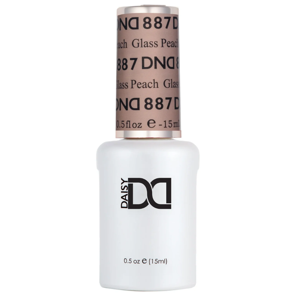 gel bottle of DND Gel Polish - 887 Glass Peach