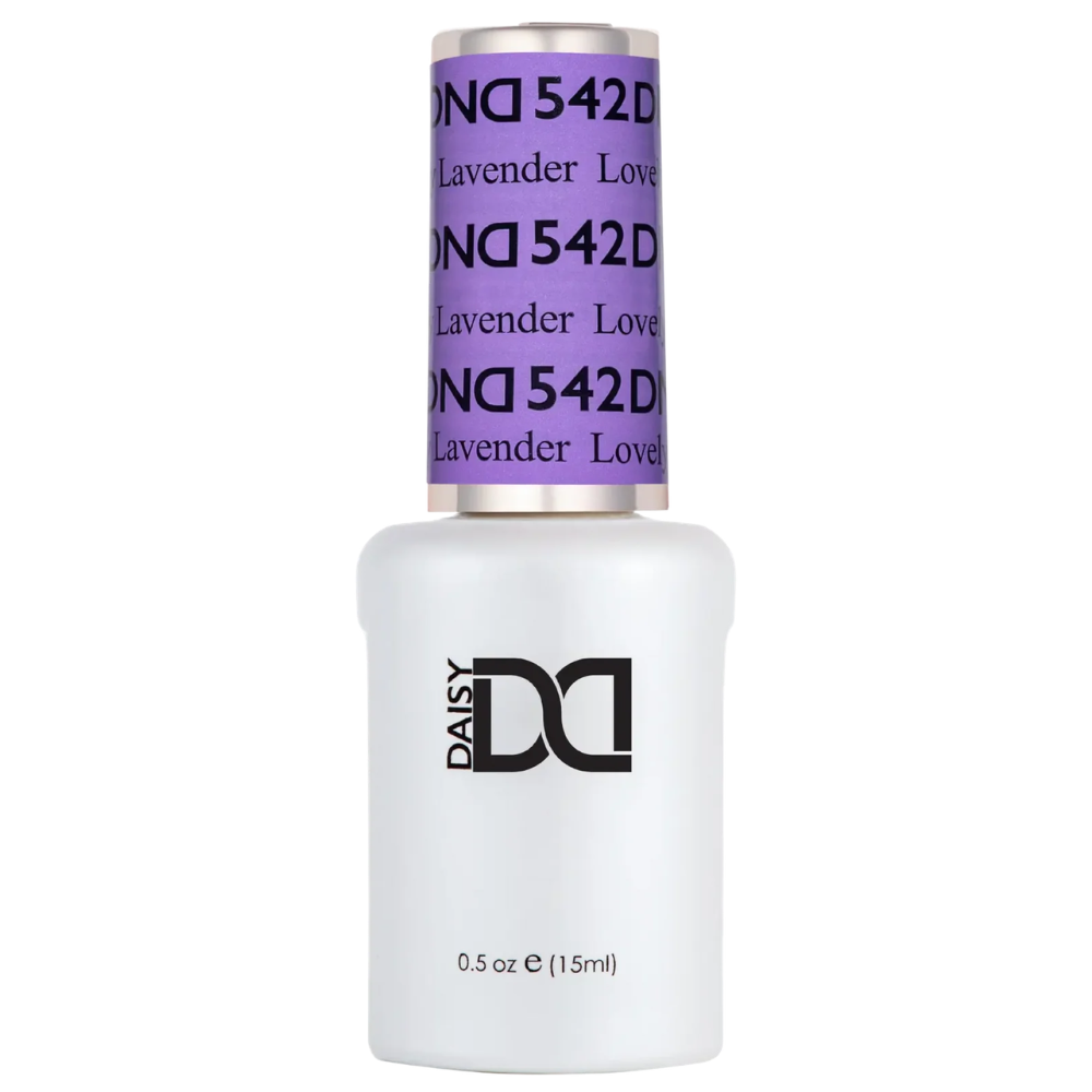 gel bottle of DND Gel Polish - 542 Lovely Lavender