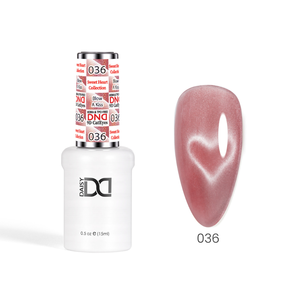 DND HEMA & TPO Free 9D Cat Eye - 036 Blow A Kiss