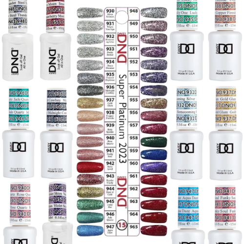 Super Platinum Gel Collection 36 Colors by DND