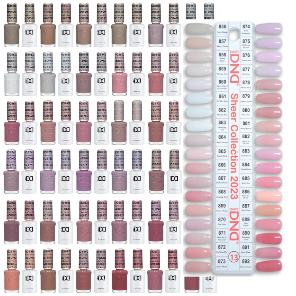 DND Sheer Gel & Polish Collection Swatch 13