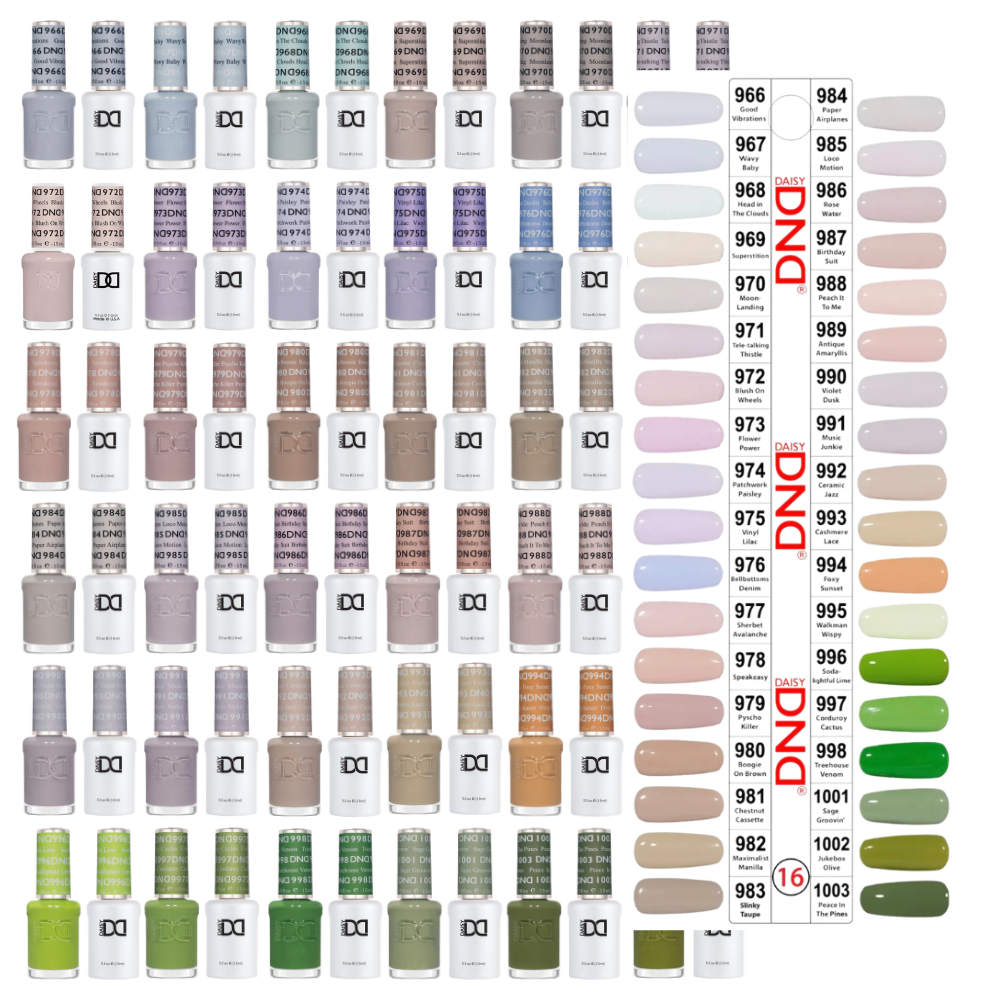 DND Swatch Gel & Polish Collection 16