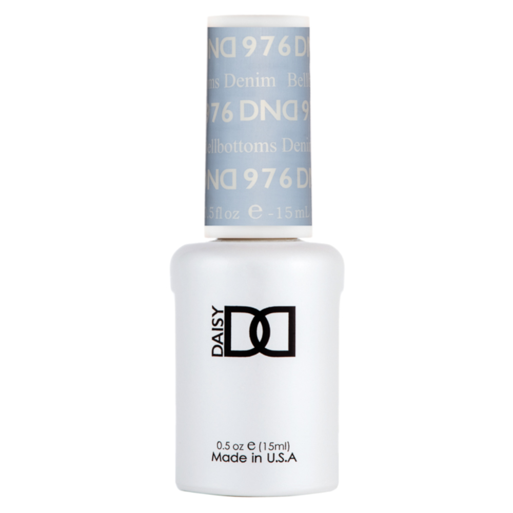 gel bottle of DND Gel Polish - 976 Belbottoms Denim