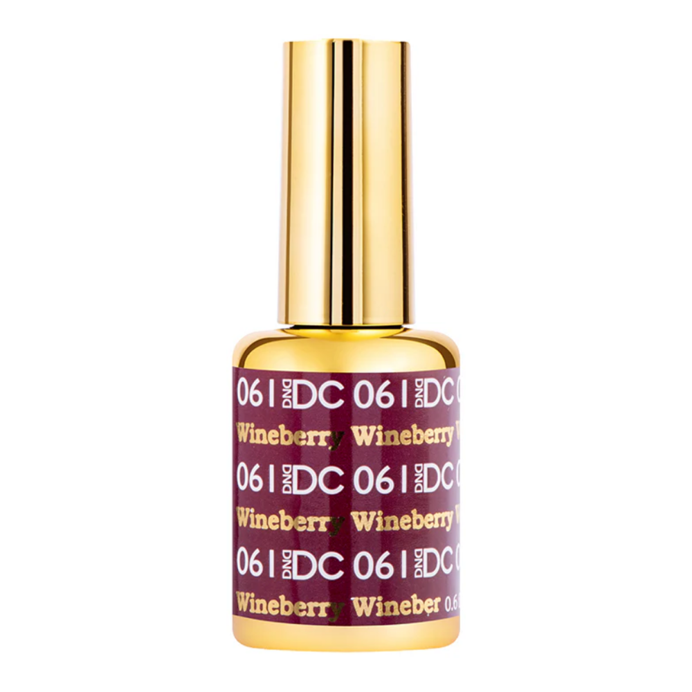 gel bottle of DND DC Gel - 061 Wineberry