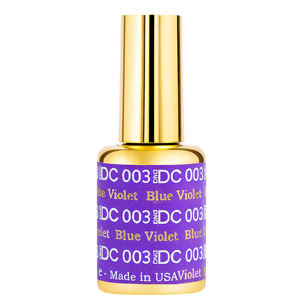gel bottle of DND DC Gel - 003 Blue Violet