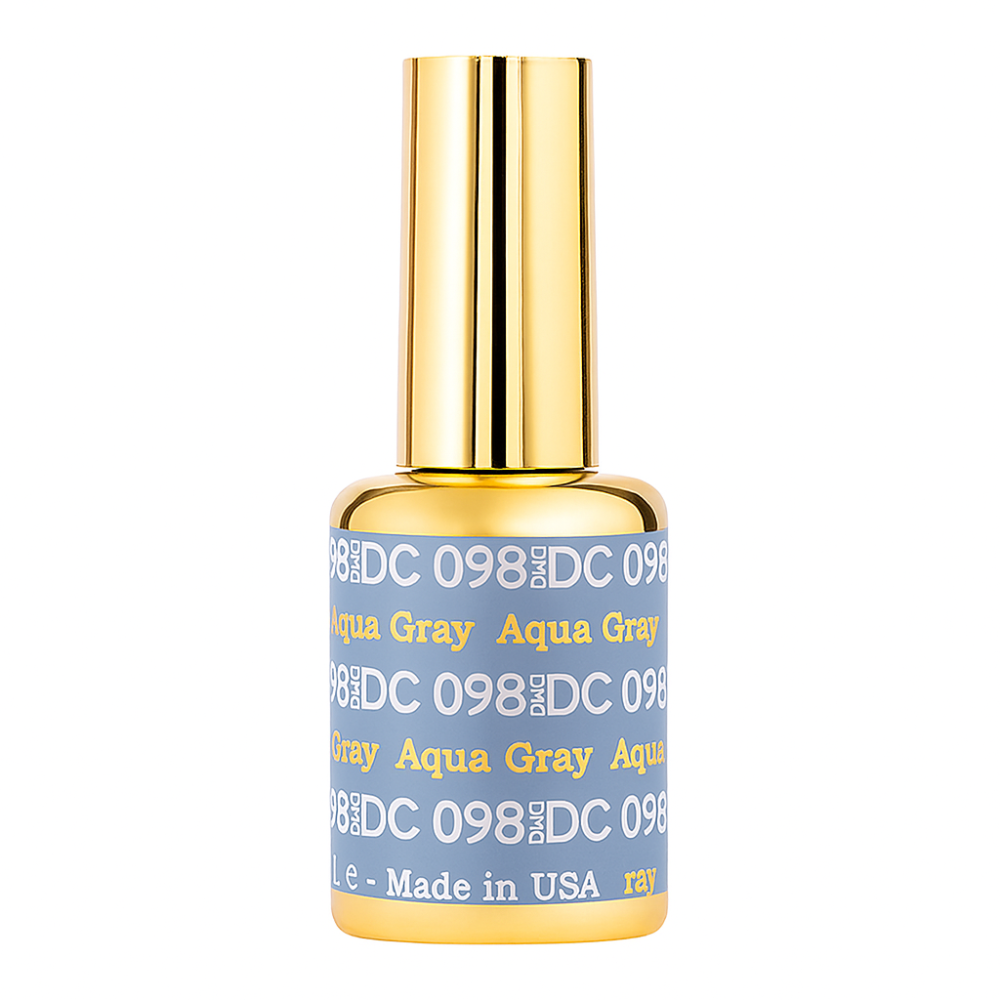 gel bottle of DND DC Gel - 098 Aqua Gray