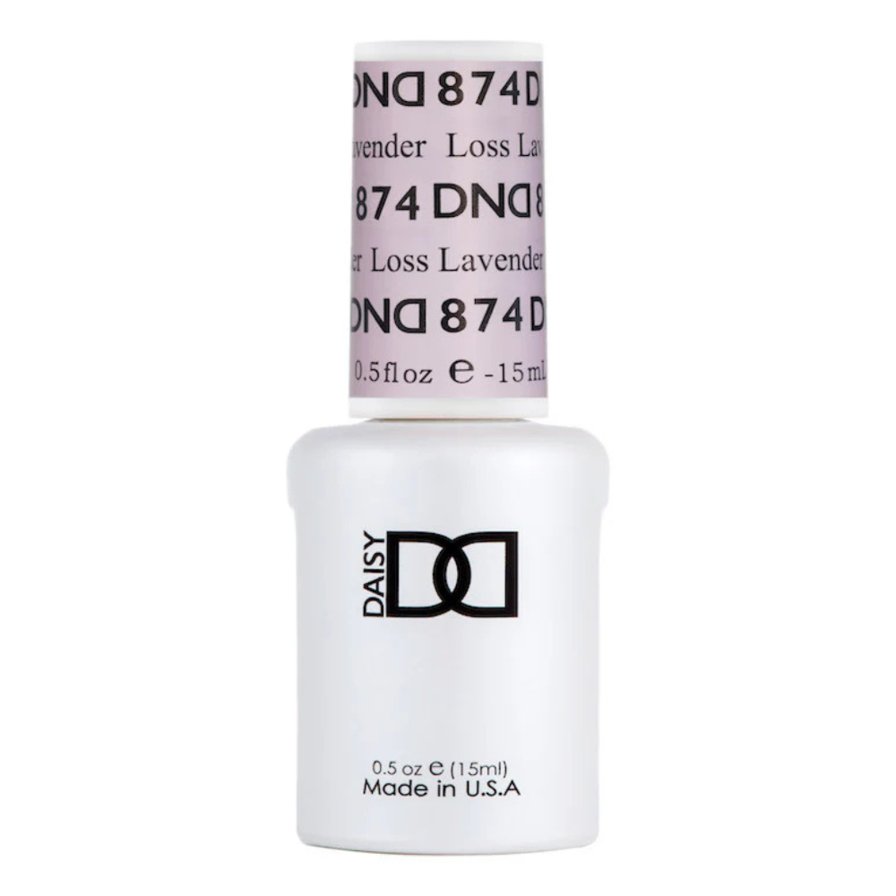 gel bottle of DND Gel Polish - 874 Loss Lavender